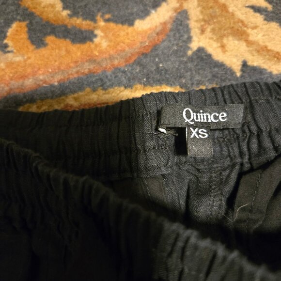 Quince XS black linen shorts - Picture 3 of 6